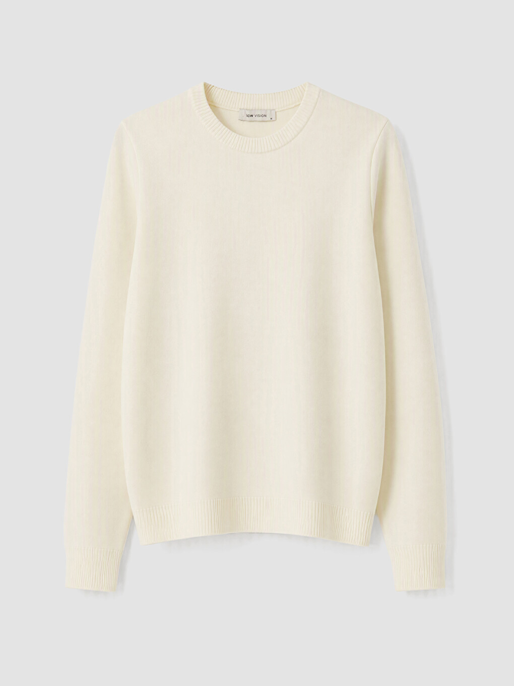 Ekru Regular Fit Erkek Triko Kazak