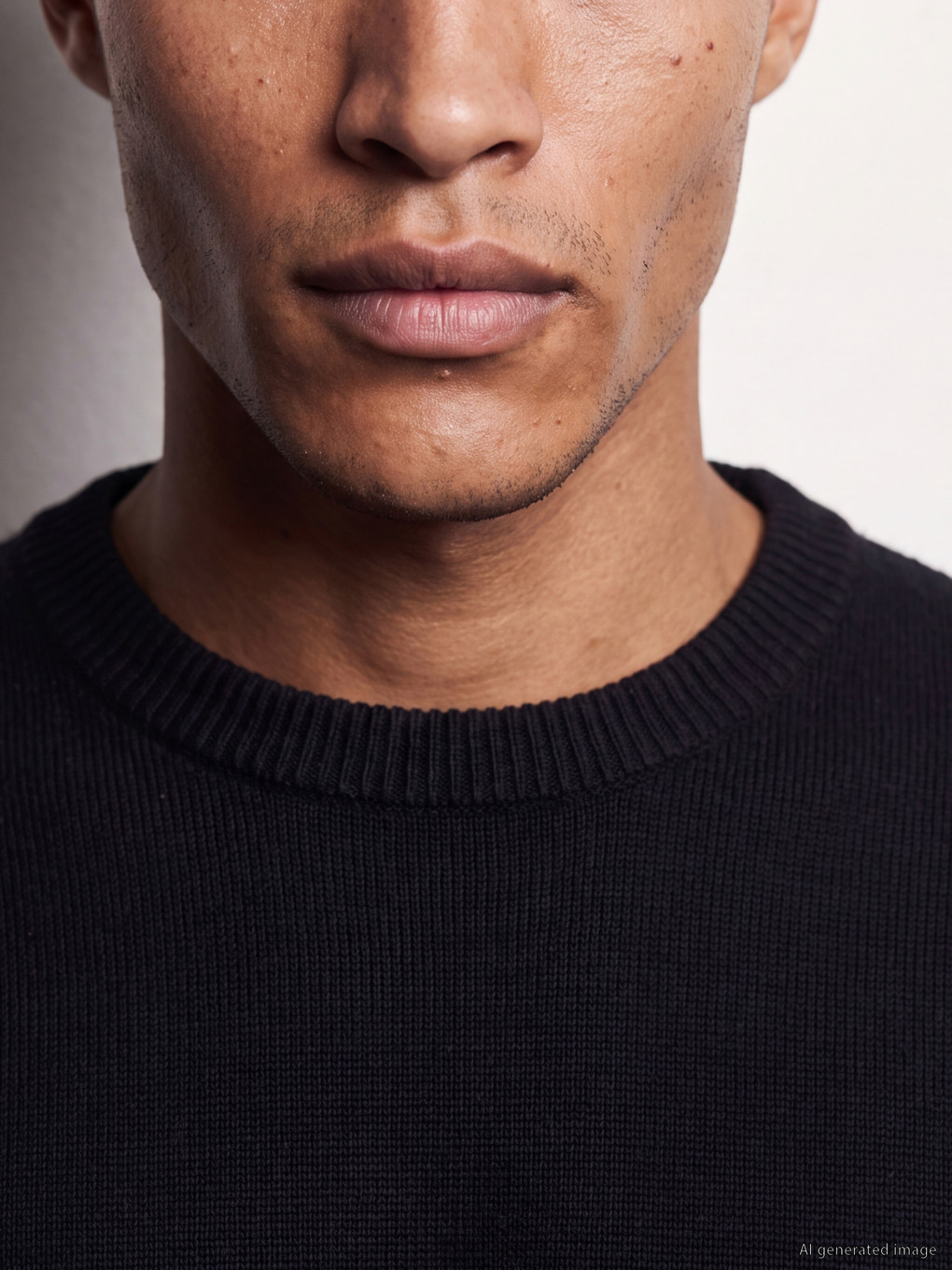 Crew Neck Regular Fit Men's Knitwear Sweater-2