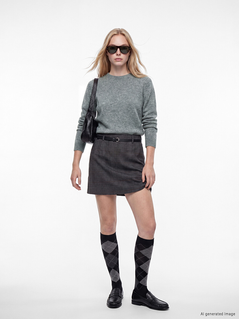 Wool Blended Women's Knitwear Sweater-1