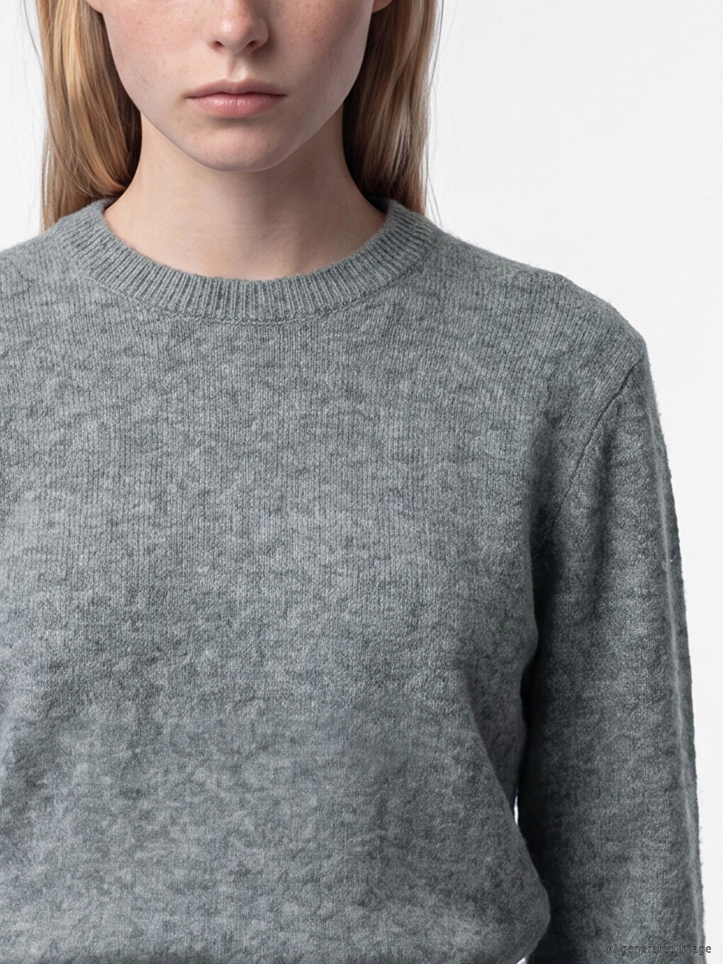 Wool Blended Women's Knitwear Sweater-2