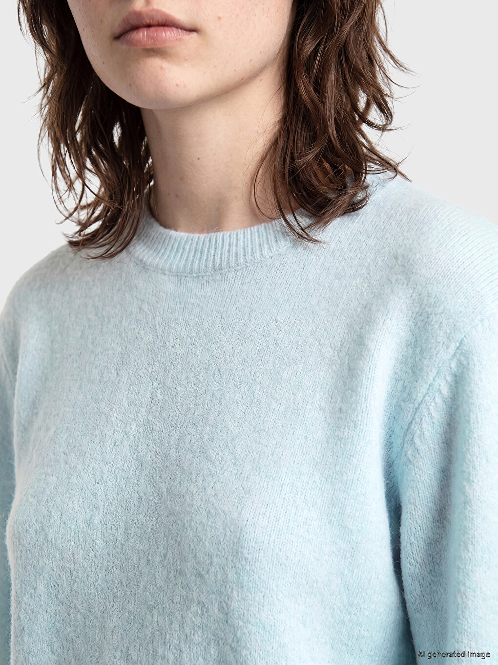 Wool Blended Women's Knitwear Sweater-2