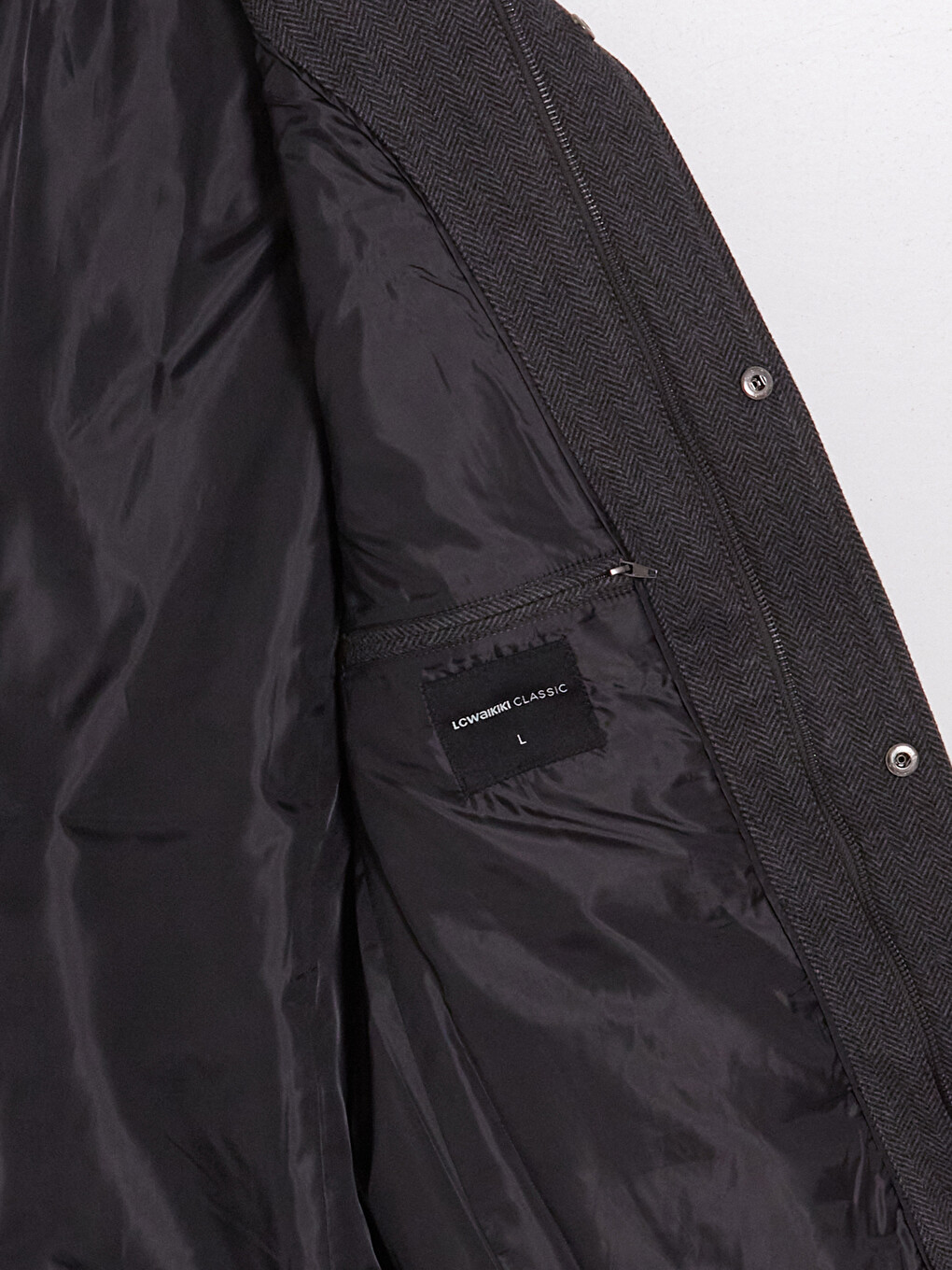 Man Anthracite Coatigan-6