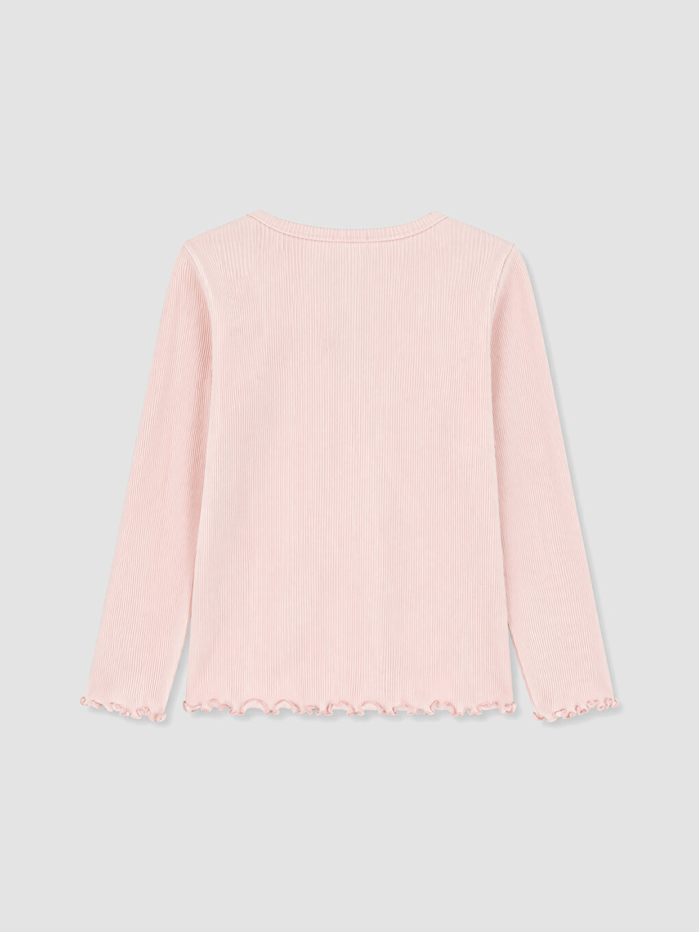 Crew Neck Embroidered Girls' T-shirt-2