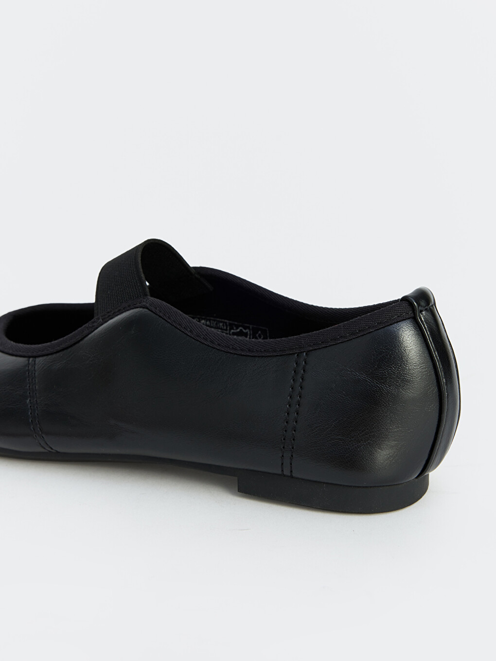 Elastic Banded Square Toe Ballet Flats-1