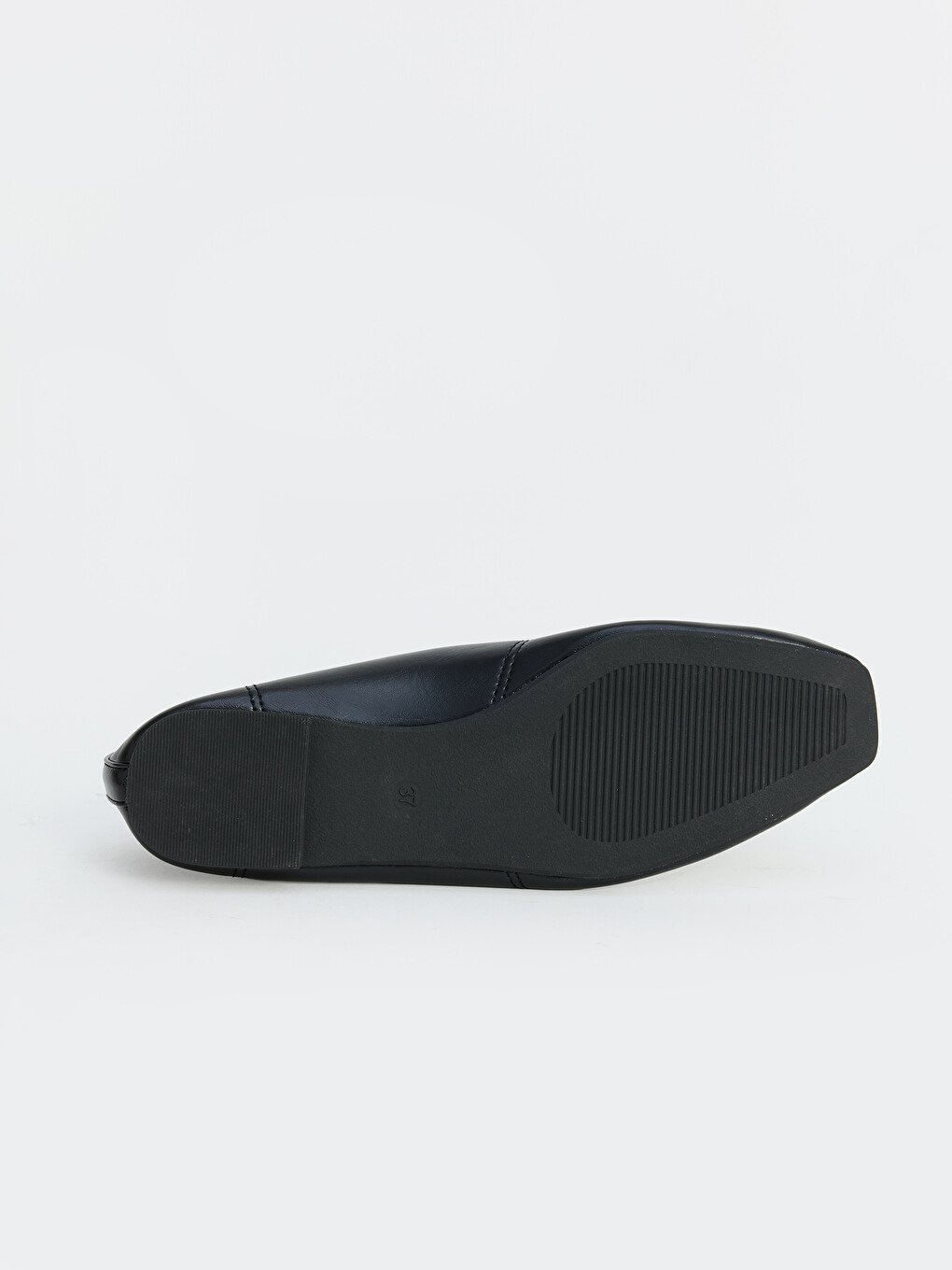Elastic Banded Square Toe Ballet Flats-2
