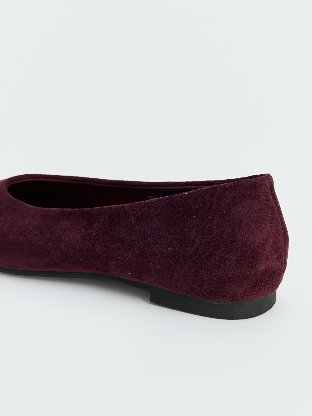 Faux Suede Square Toe Women's Ballet Flats-2