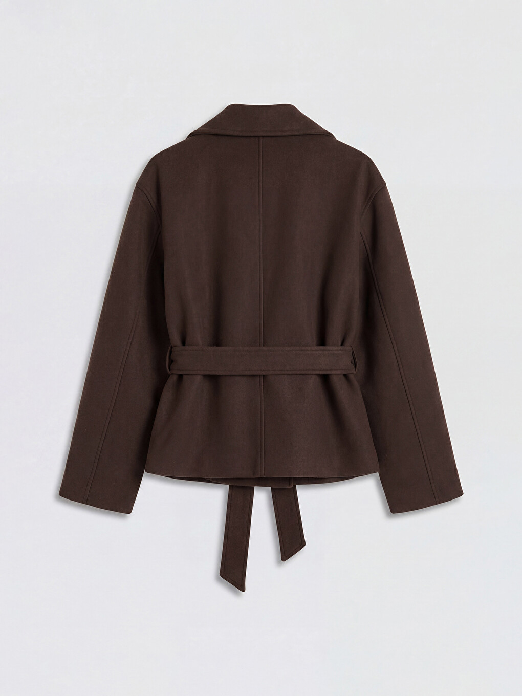 Double Breasted Collar Women's Cachet Coat-5