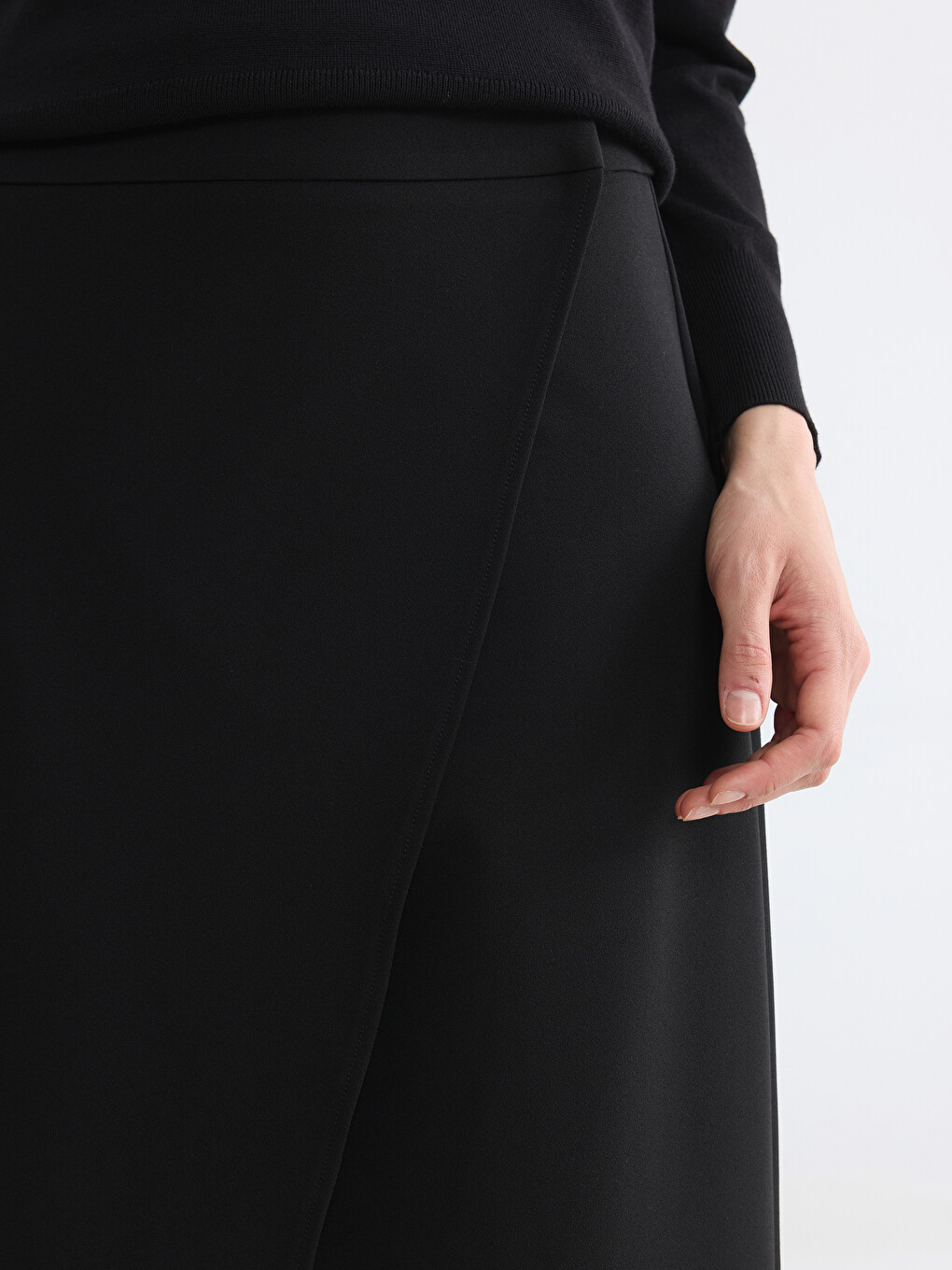 Woman Black Skirt-1