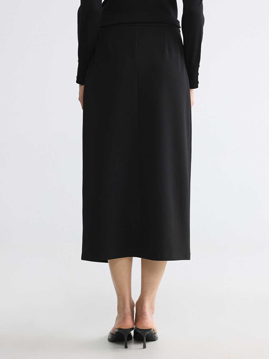 Woman Black Skirt-2