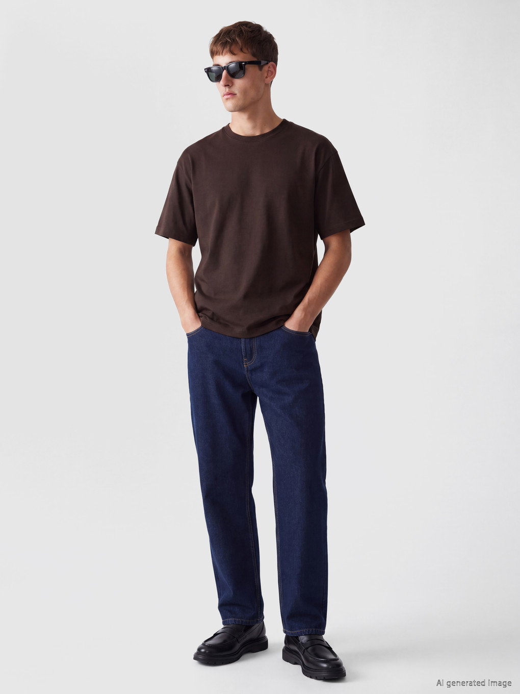 Man Indigo Jeans-1