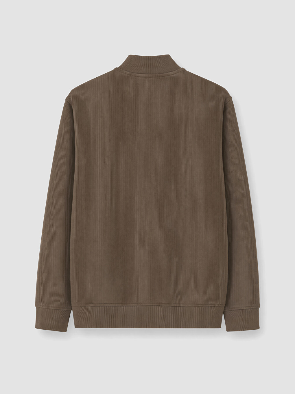 Regular Fit Erkek Fermuarlı Sweatshirt-6