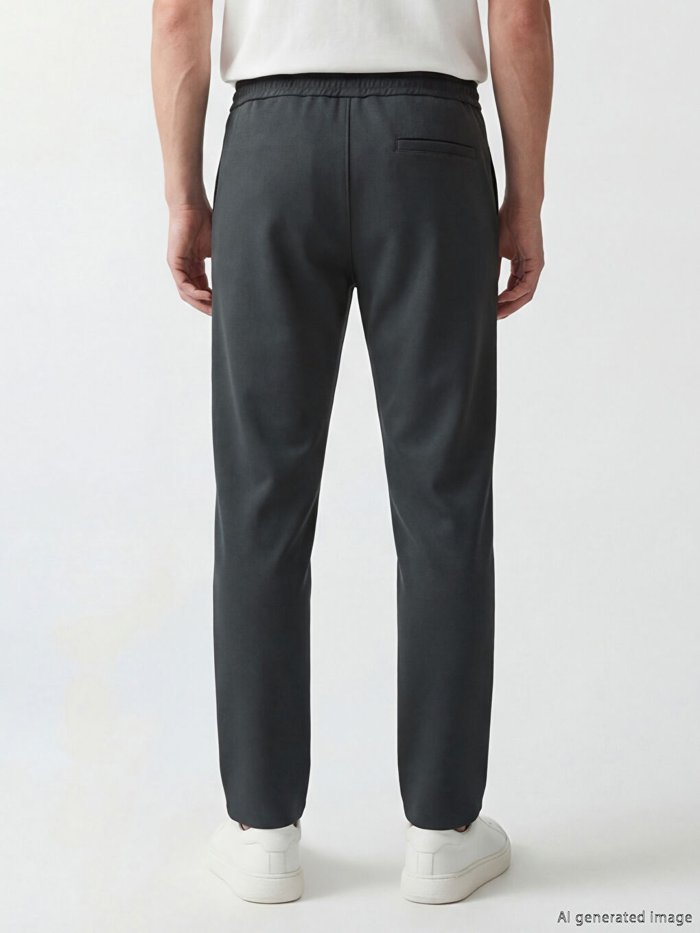 Gri Standart Kalıp Erkek Eşofman Altı-3