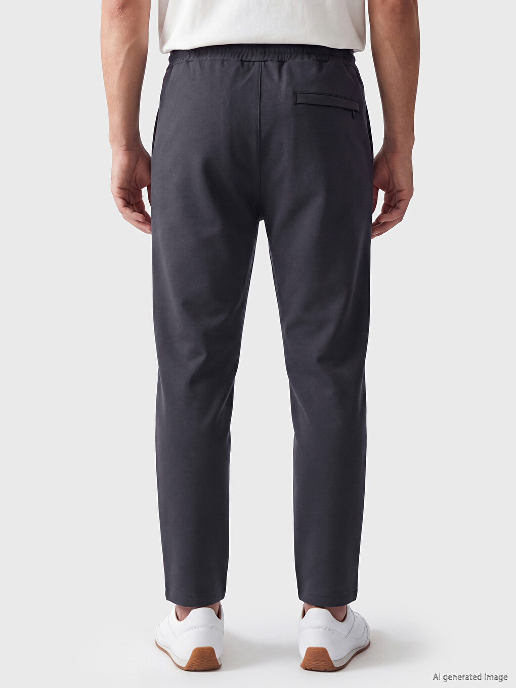Antrasit Regular Fit Erkek Eşofman Altı-3