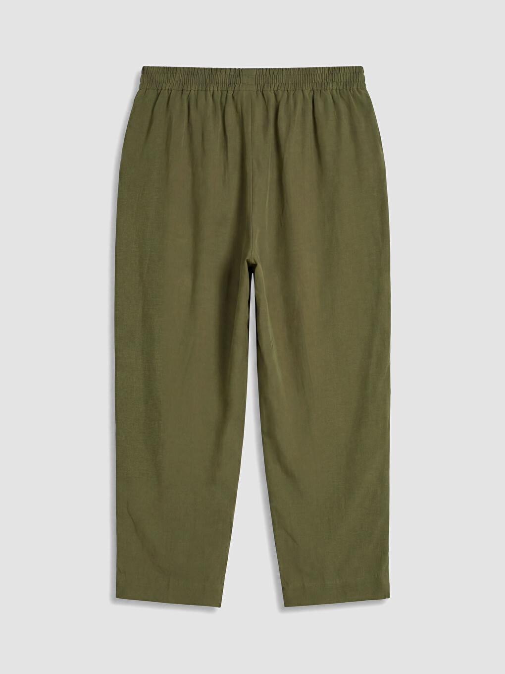 Elastic Waist Modal Blend Women's Trousers-6