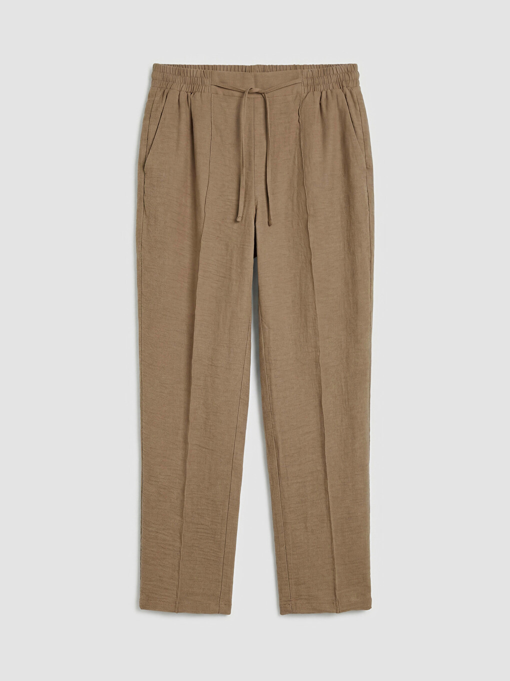 Elastic Waist Women's Trousers-4