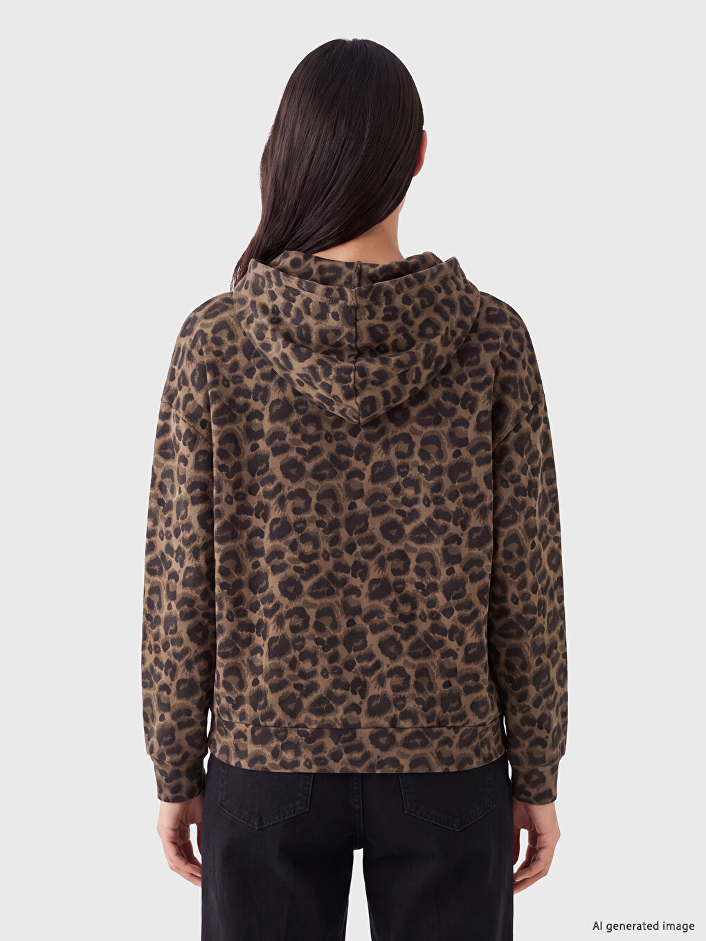 Woman Brown Cardigan-3