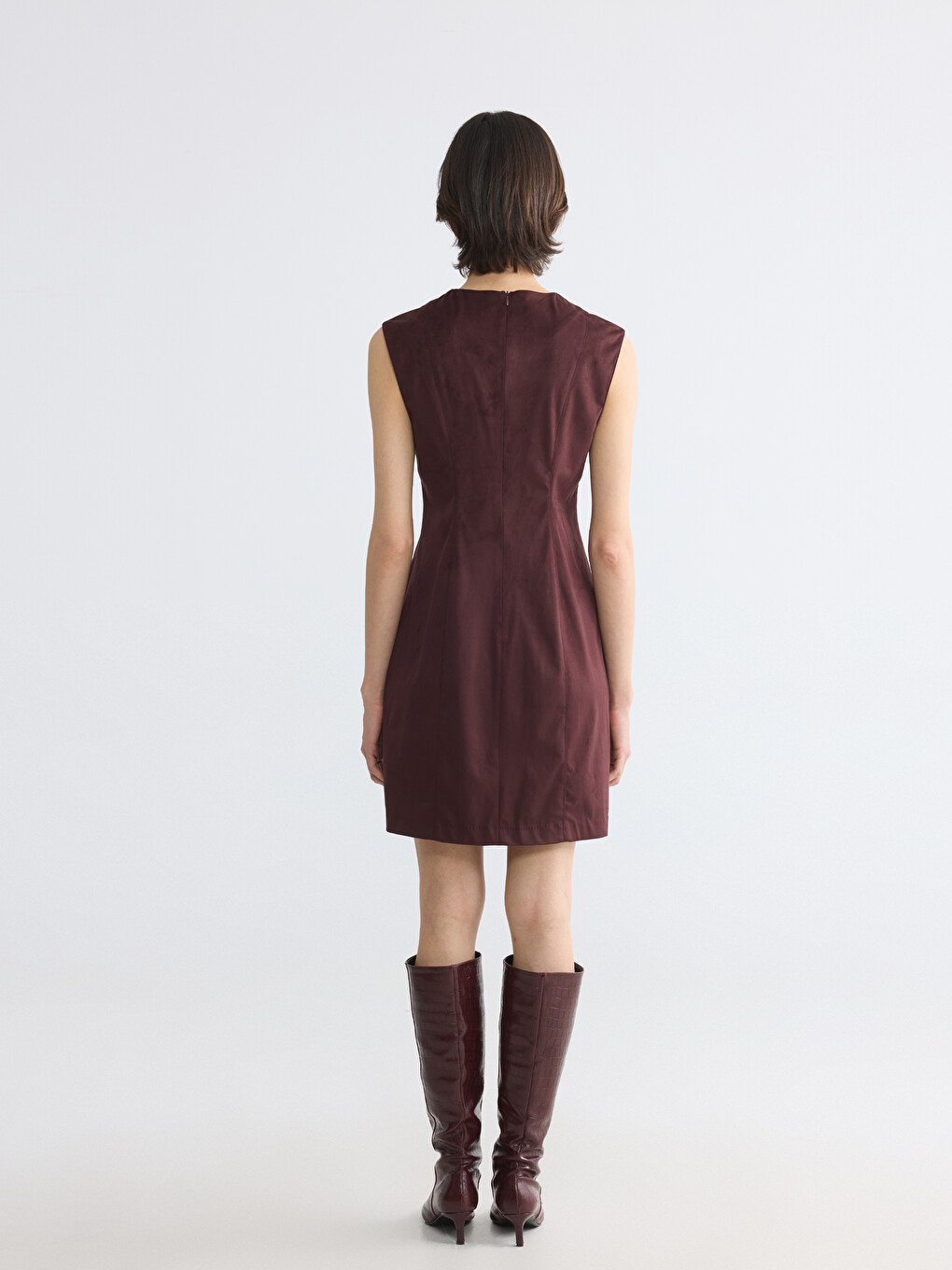 Robe Brun Femme-3