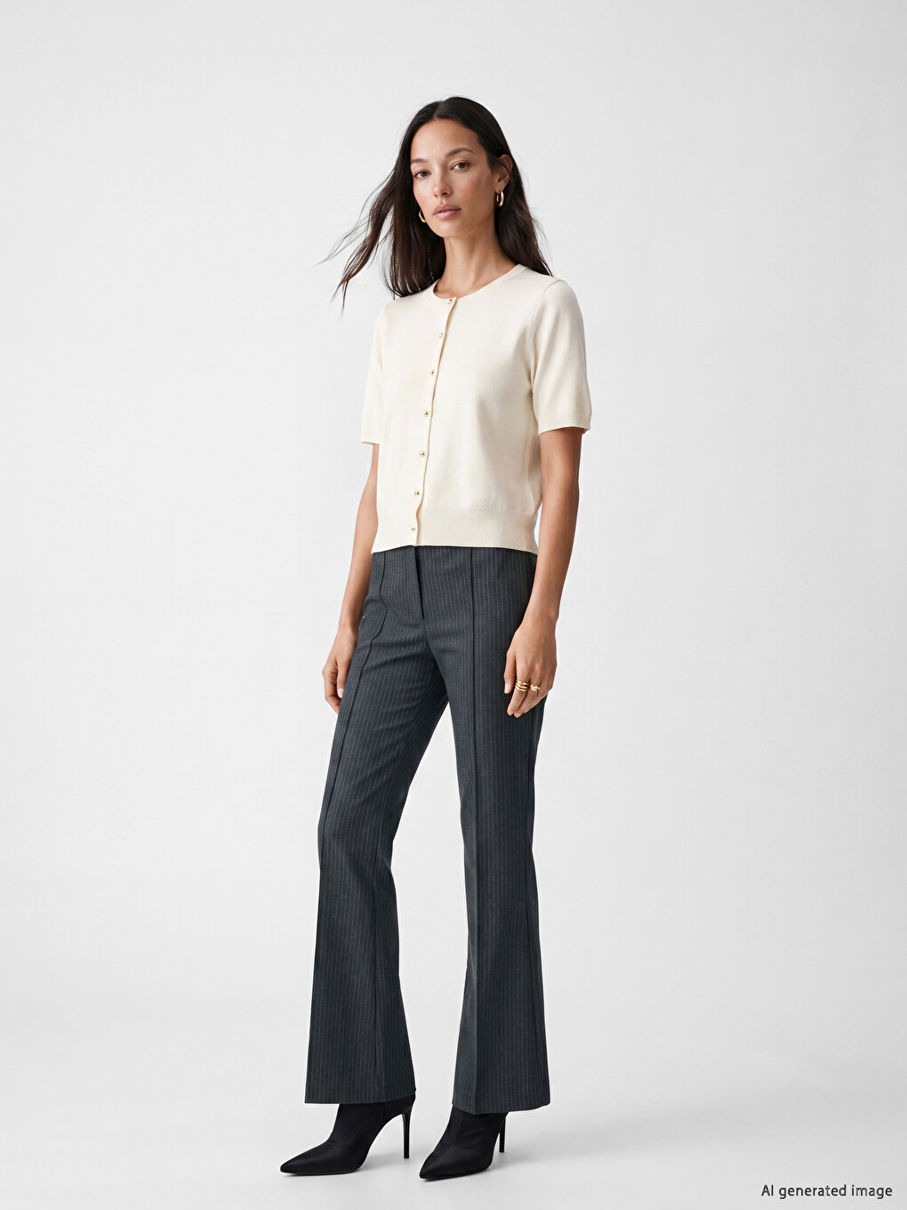 Woman Grey Trousers