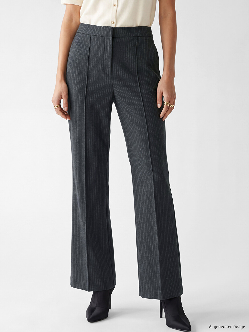 Woman Grey Trousers-1