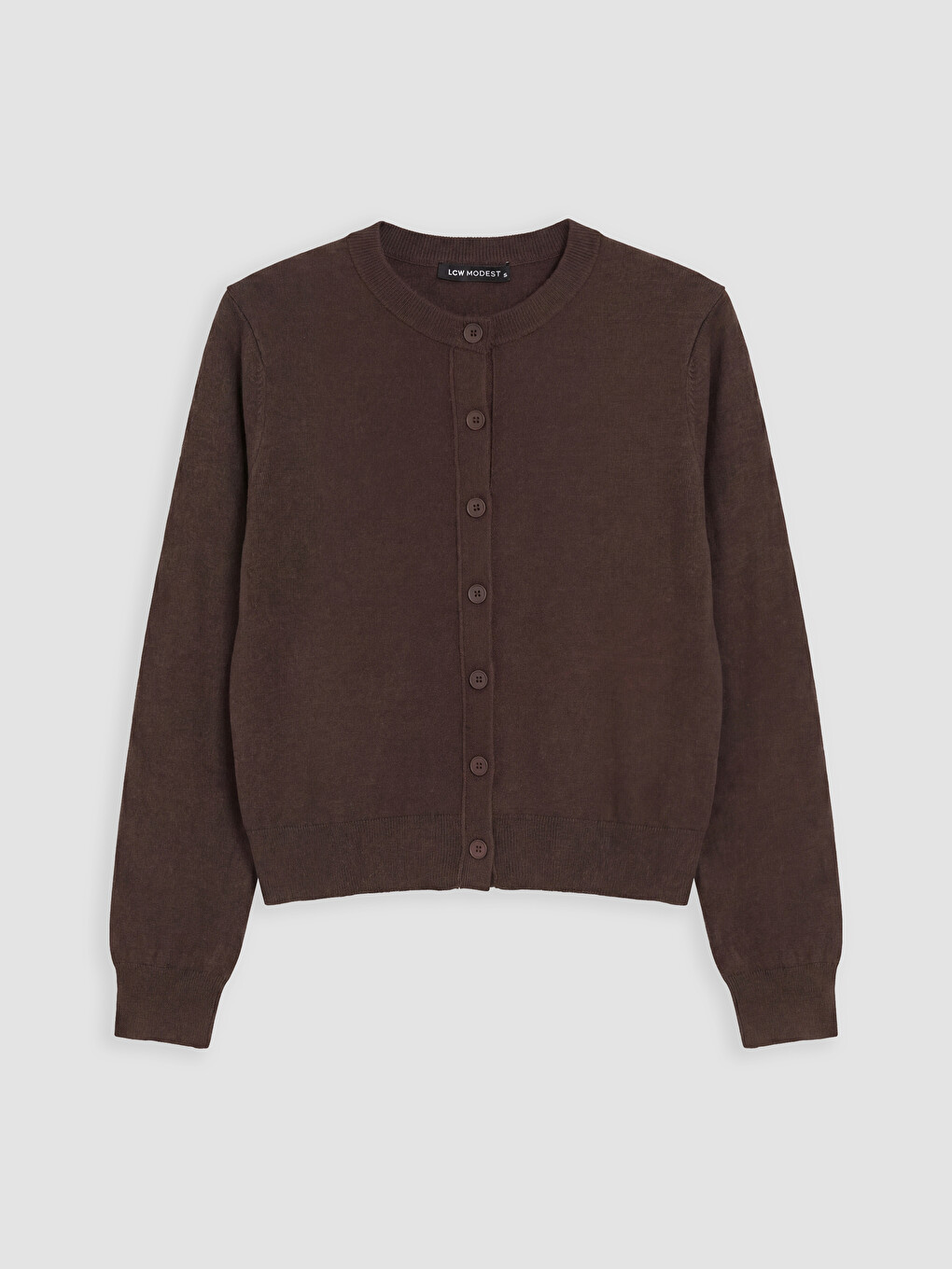 Woman Brown Cardigan-4
