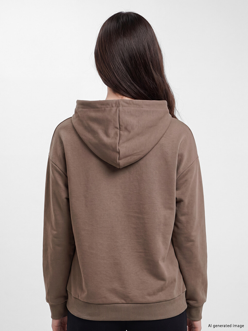 Soft Touch Oversize Women's Zip-up Sweatshirt-3