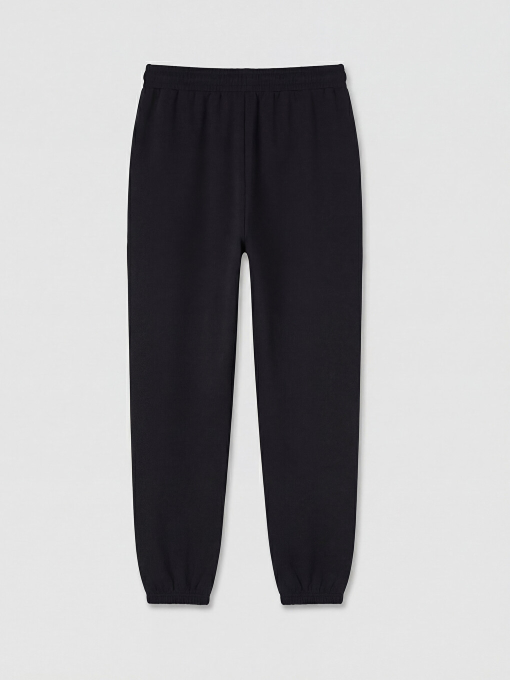 Siyah Soft Touch Kadın Jogger Eşofman Altı-5
