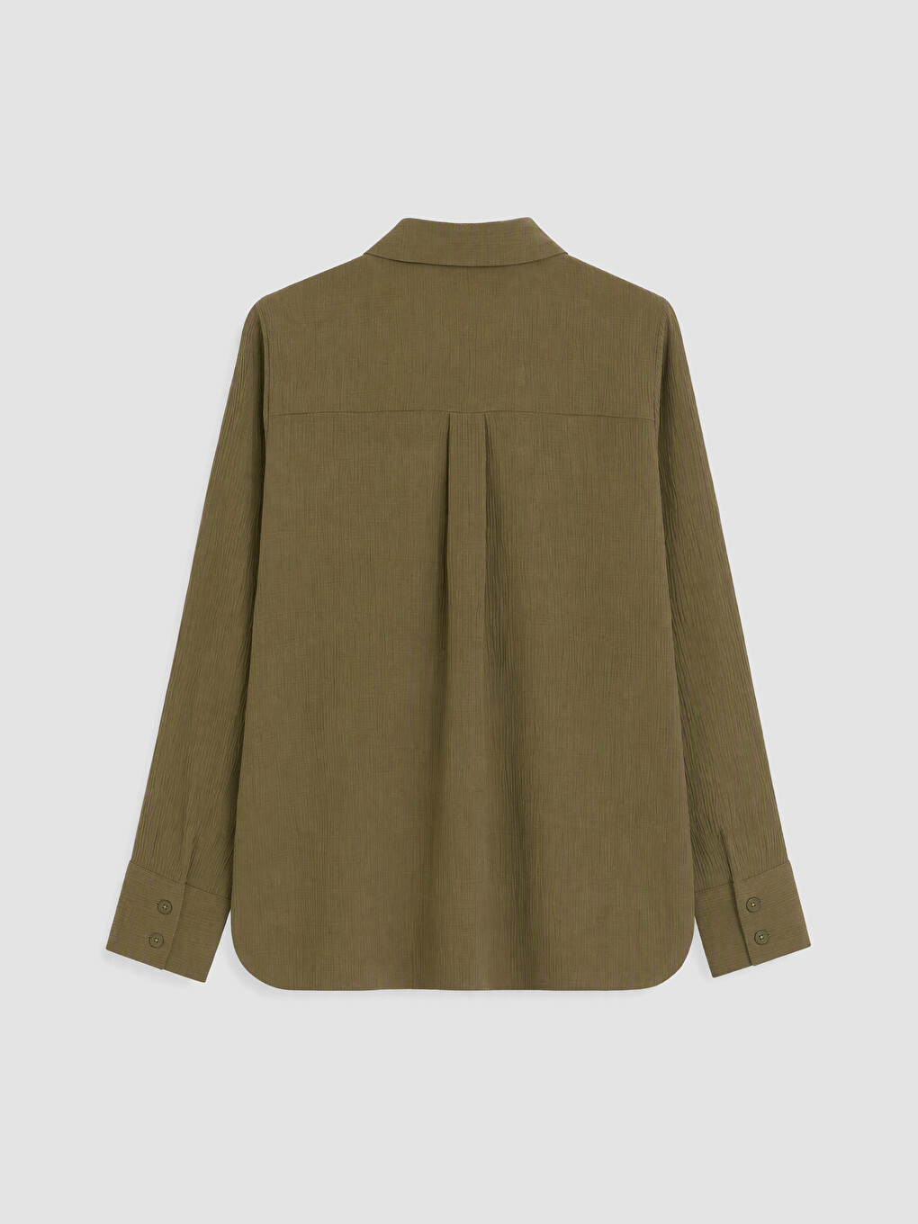 Collared Seersucker Women's Shirt-6