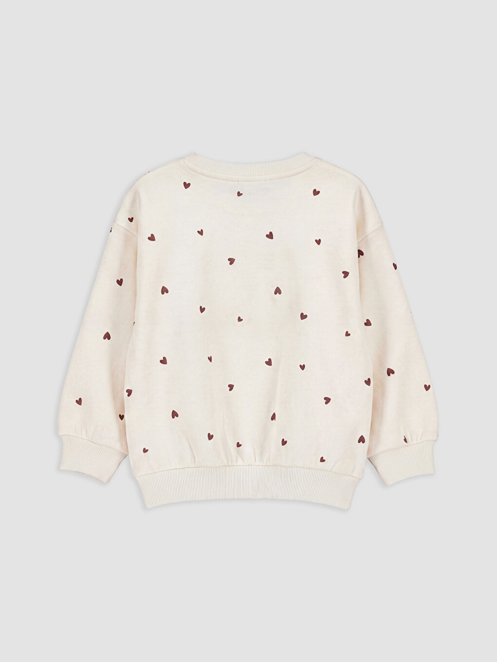 Mädchen Sweatshirt Mit Rundhalsausschnitt Und Bärendruck, Dick-1