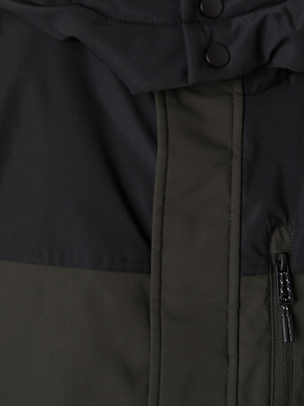 Man Khaki Puffer Coat-4