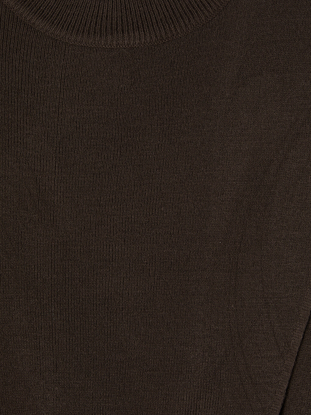 Crew Neck Women's Knitwear Tunic-5