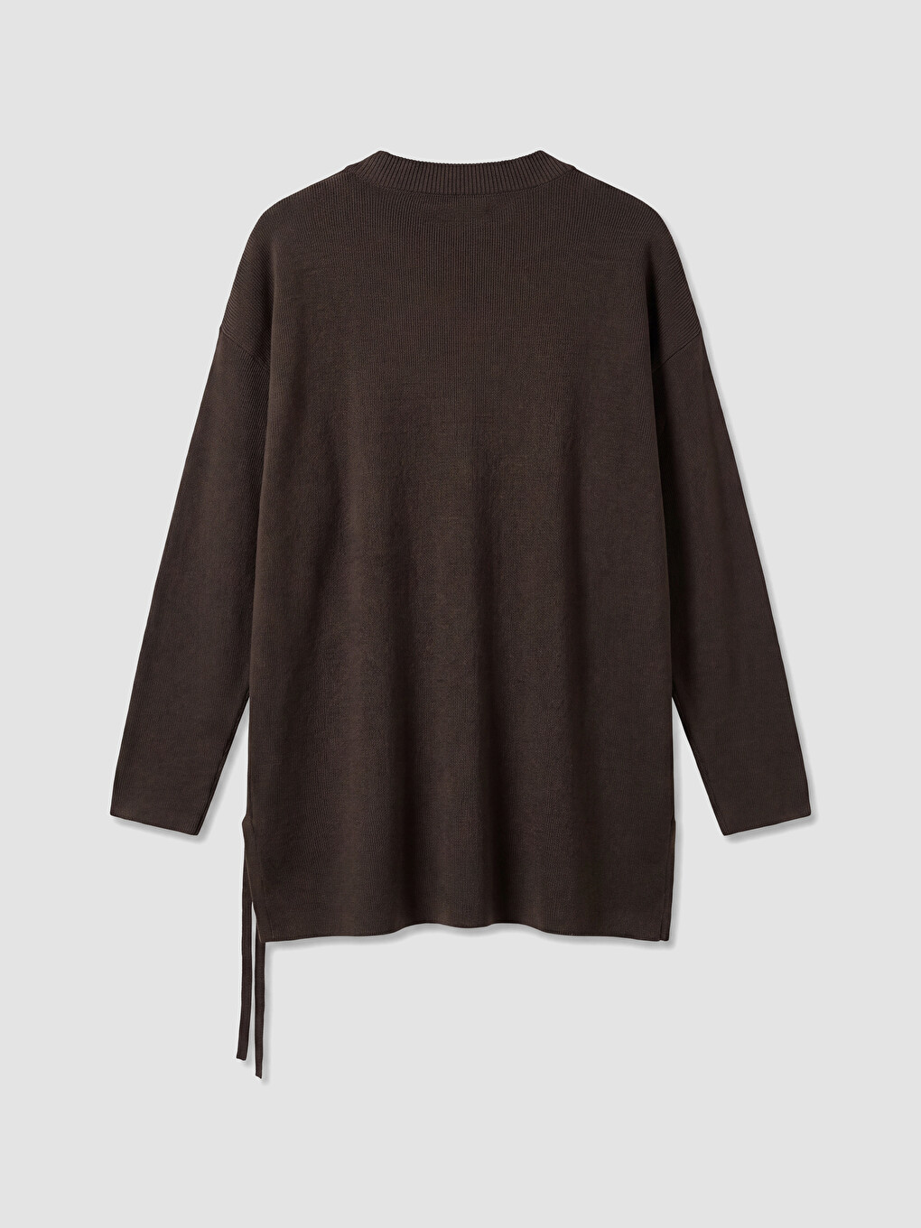 Crew Neck Women's Knitwear Tunic-6