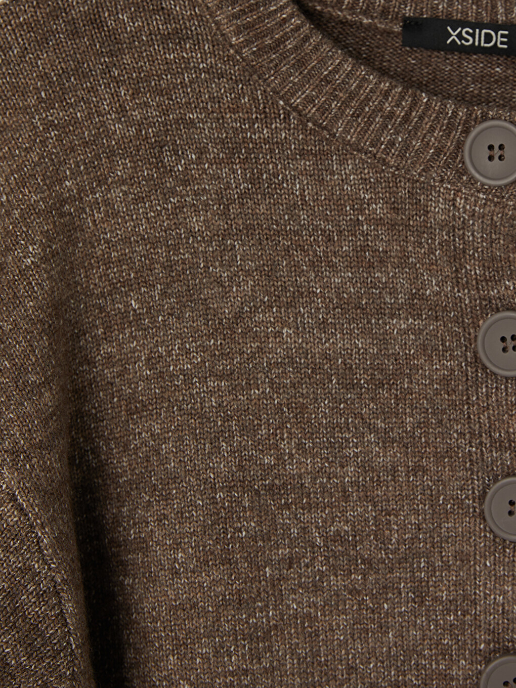 Crew Neck Women's Knitwear Cardigan-6