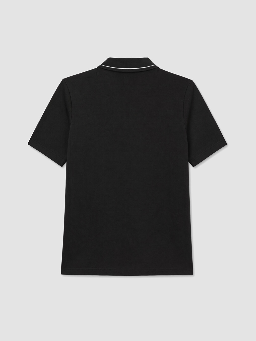 Tricou Polo Slim Fit Din Tricot Striat Pentru Femei-1