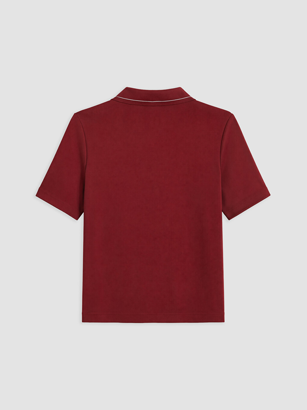 T-shirt Me Jakë Polo Me Brinjë Për Gra-5
