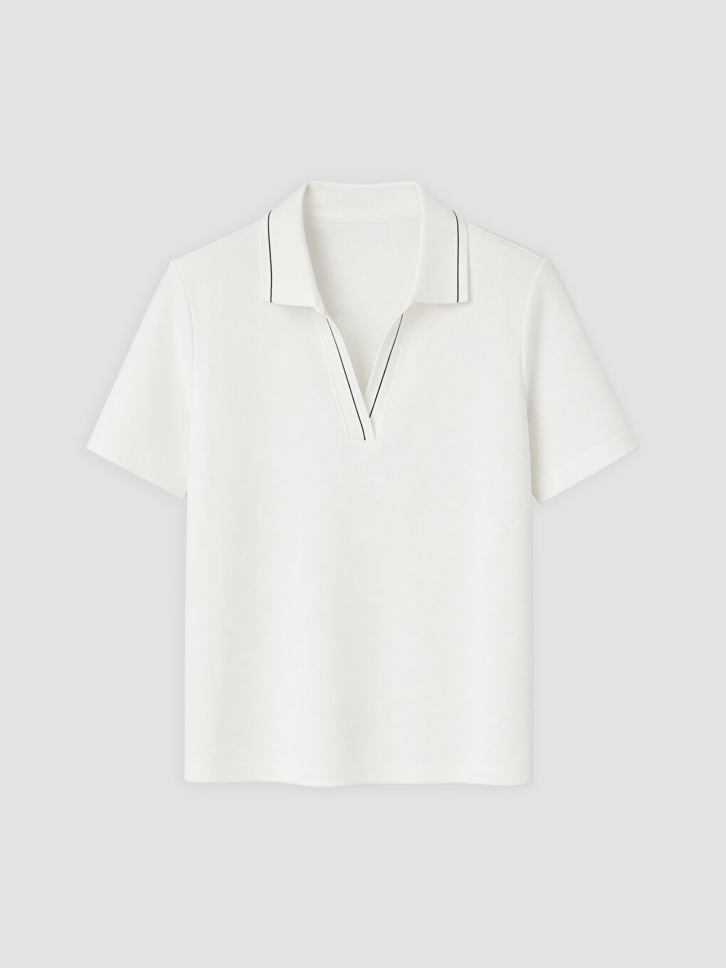 Woman White T-shirt-4