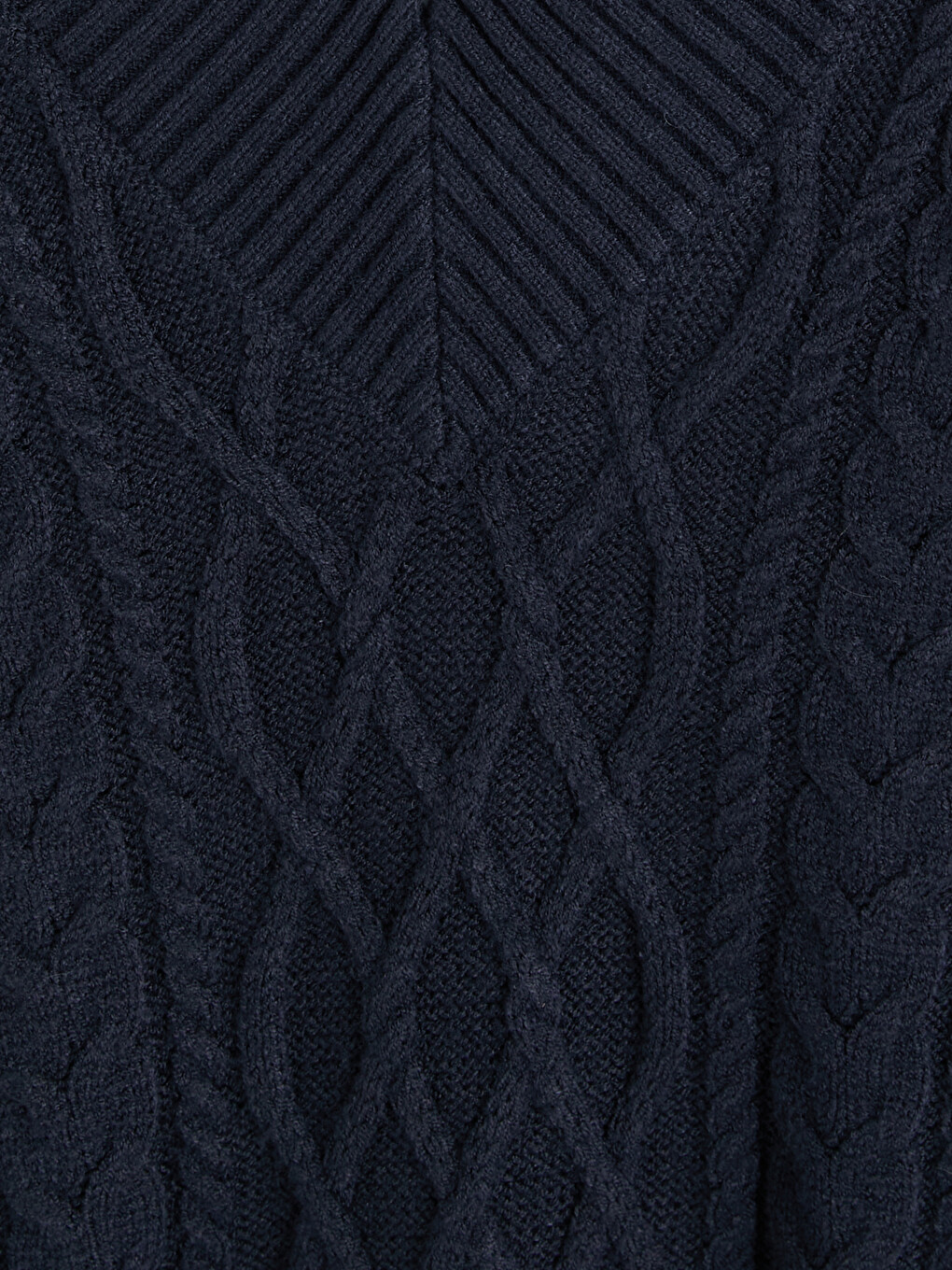 V Neck Cable Knit Patterned Women's Knitwear Sweater Vest-6