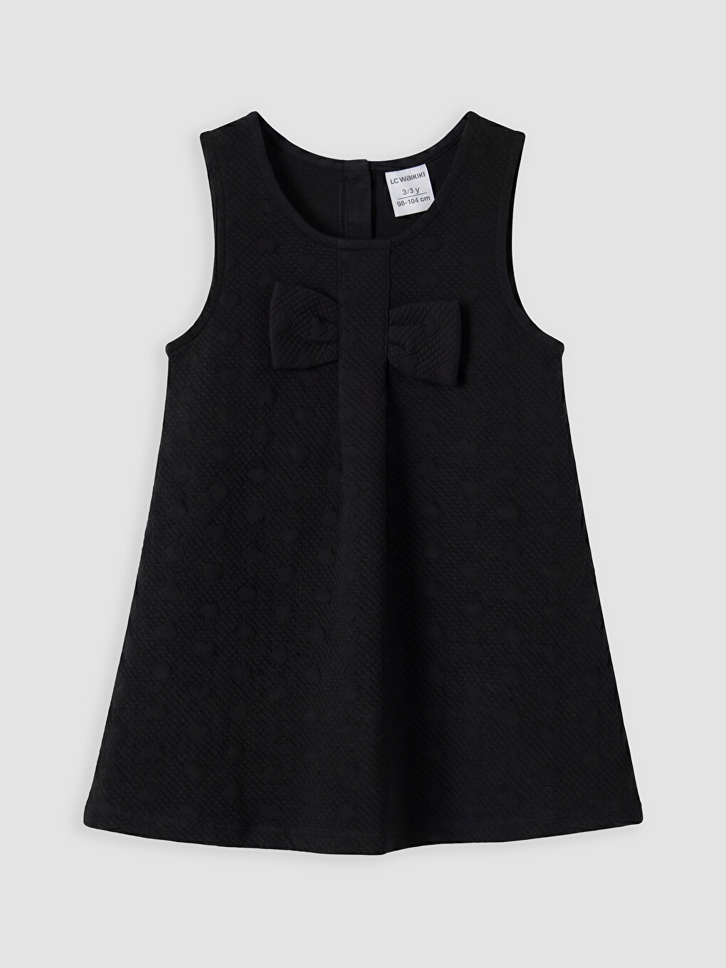 Bowed Girls' Dress Set-1