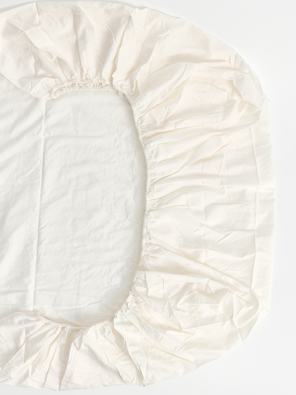 Drap Ajusté Tissé En Coton Simple-3