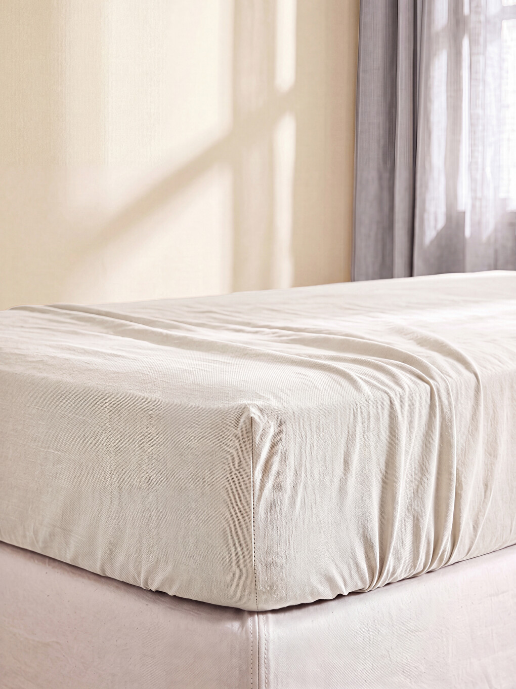 Drap Ajusté Tissé En Coton Simple