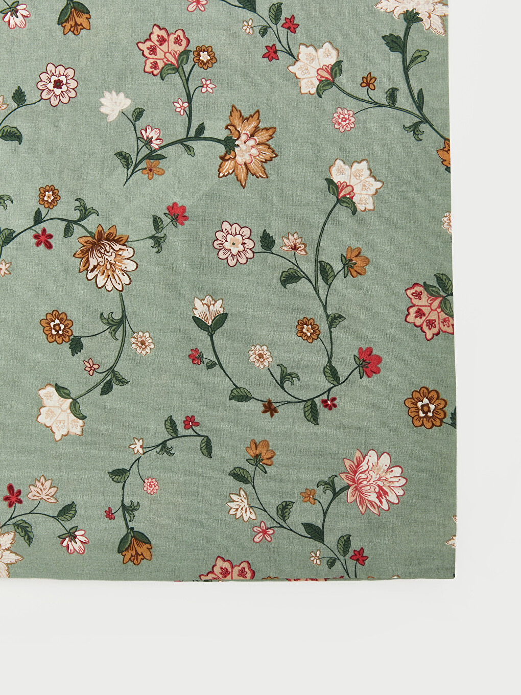 Flower Patterned Cotton Pillowcase 2 Pack 50x70 Cm-3
