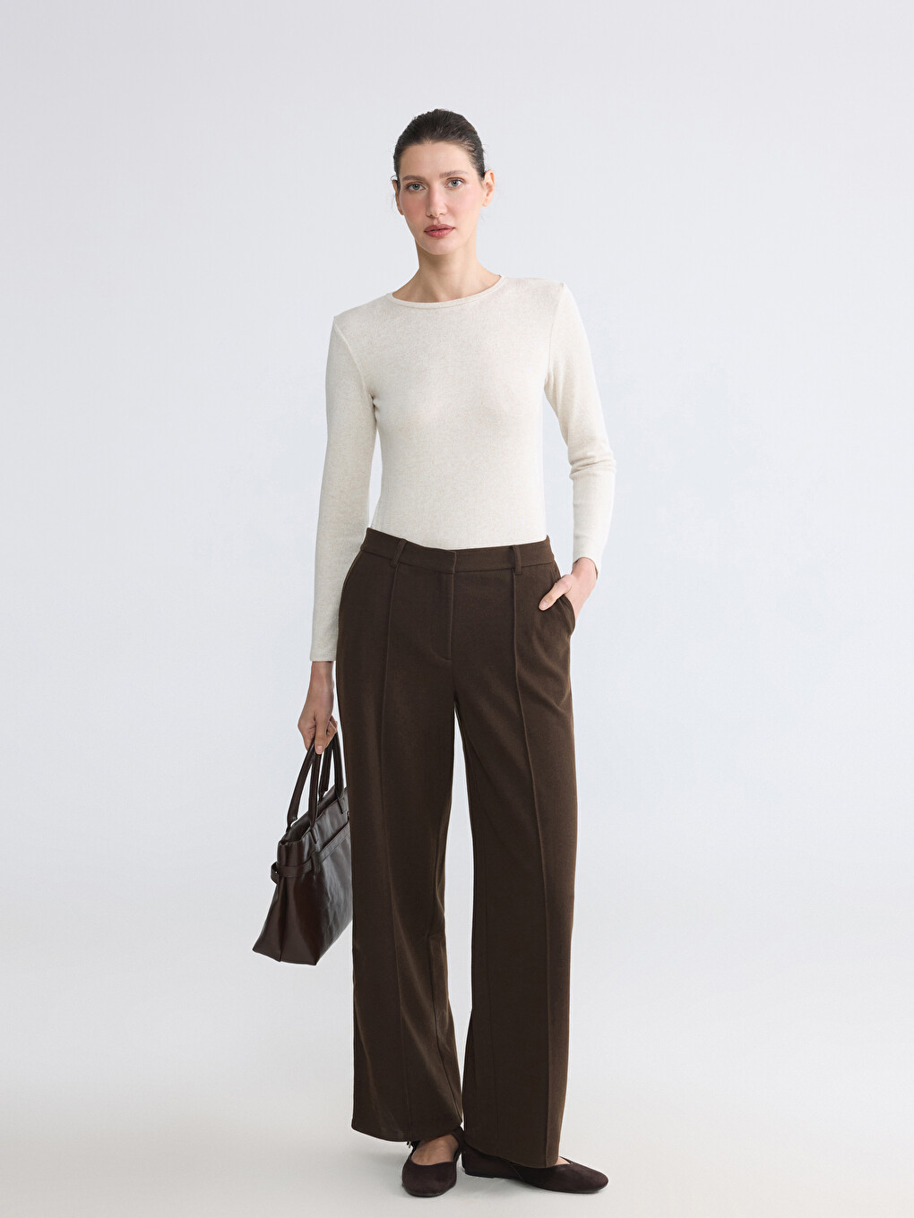 Pantaloni Maro Femeie