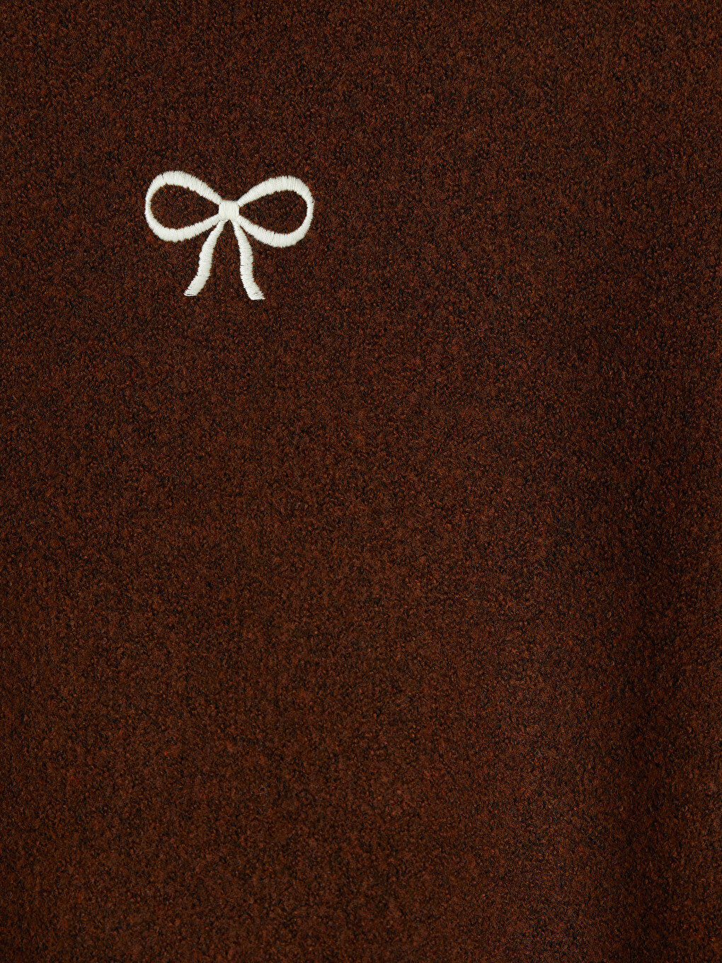 Embroidered Wool Blend Women's Knitwear Sweater-6