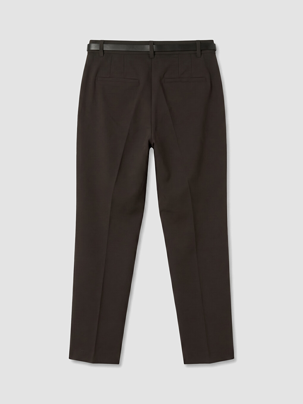 Pantalons Cigarette Femme Ceinturés À La Taille-6