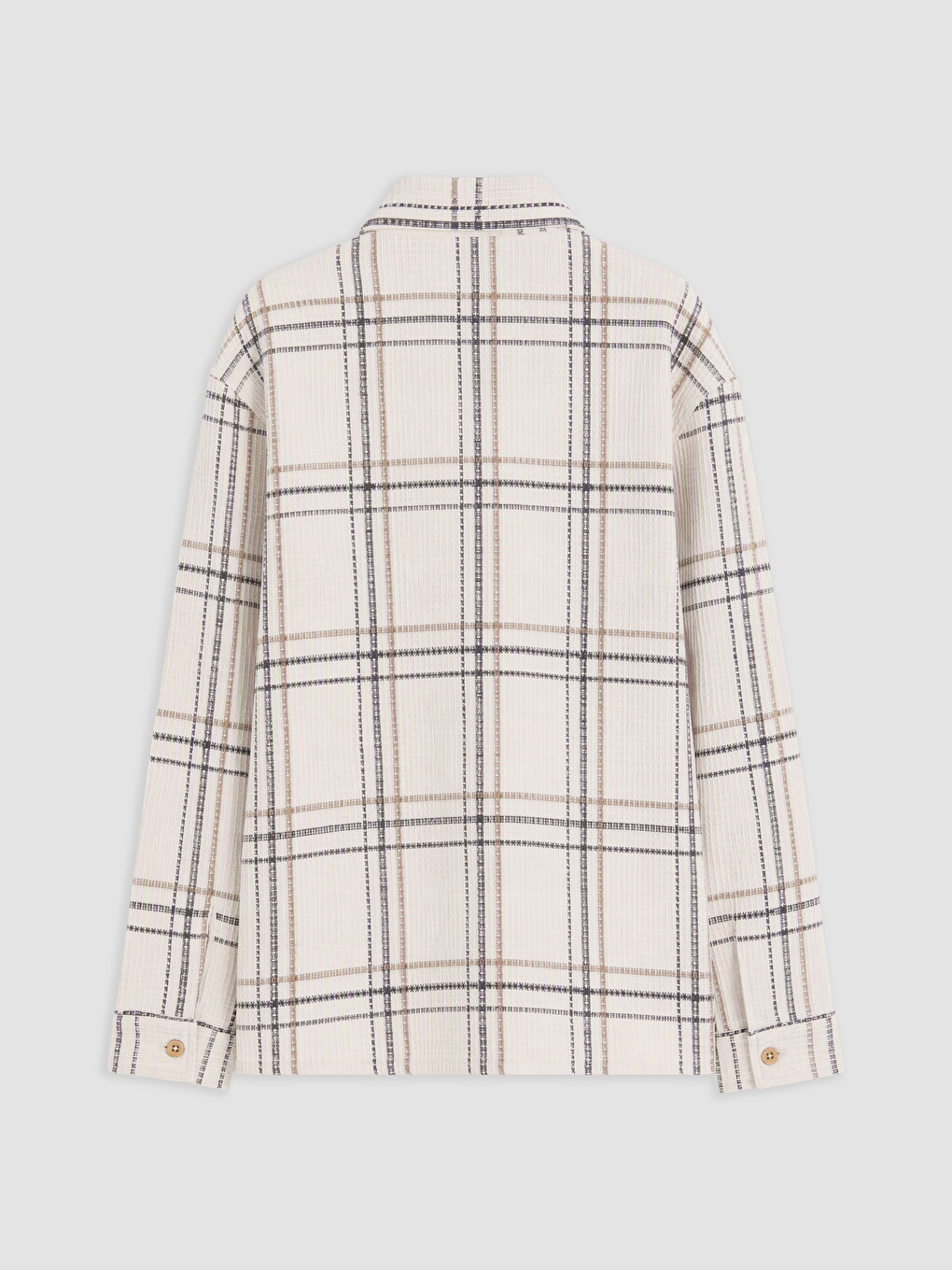 Boy Ecru Overshirt-1