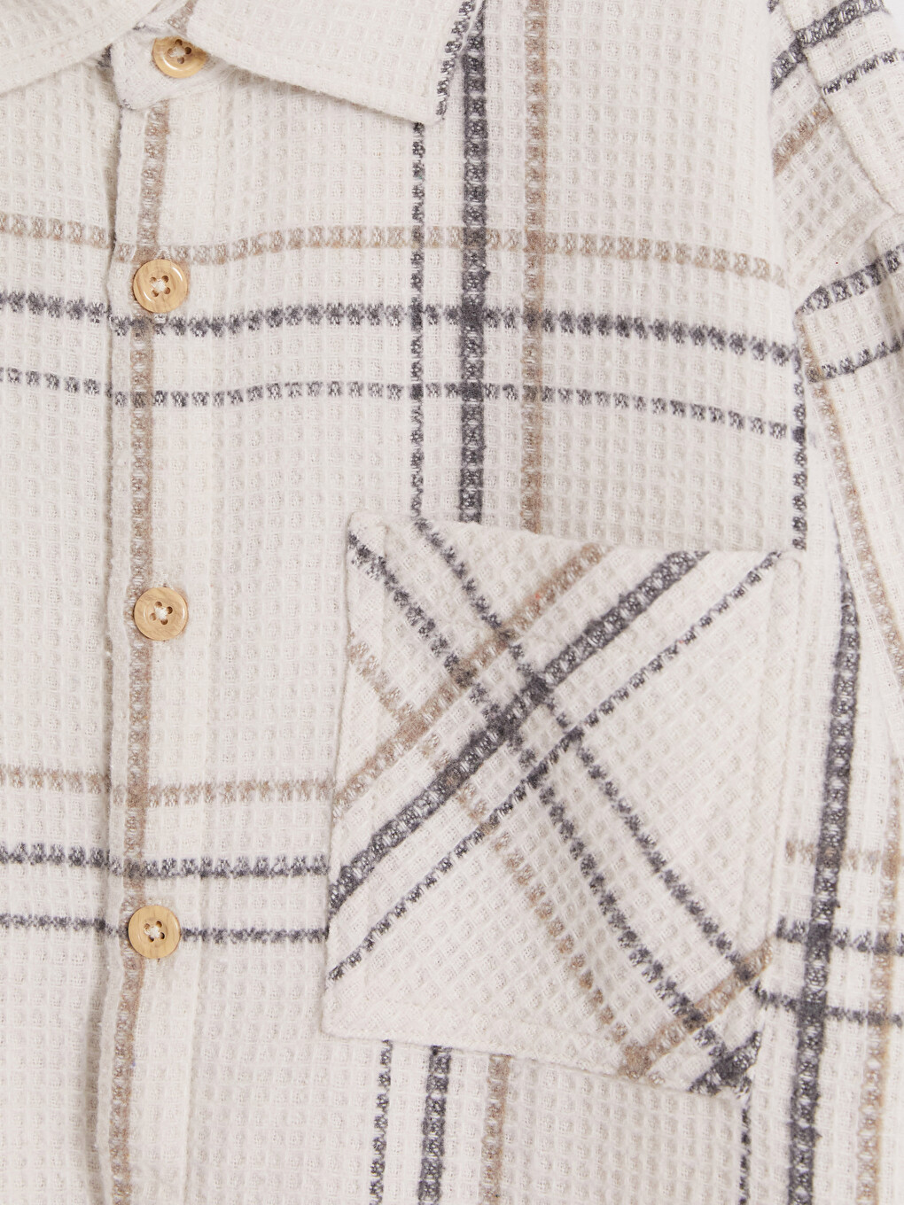 Boy Ecru Overshirt-2