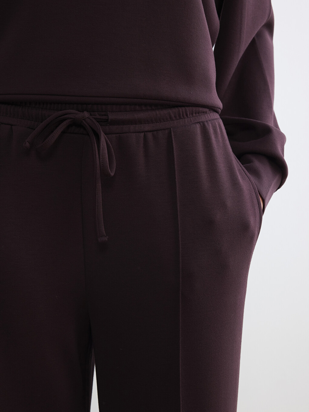 Elastic Waist Soft Touch Women's Sweatpants-2