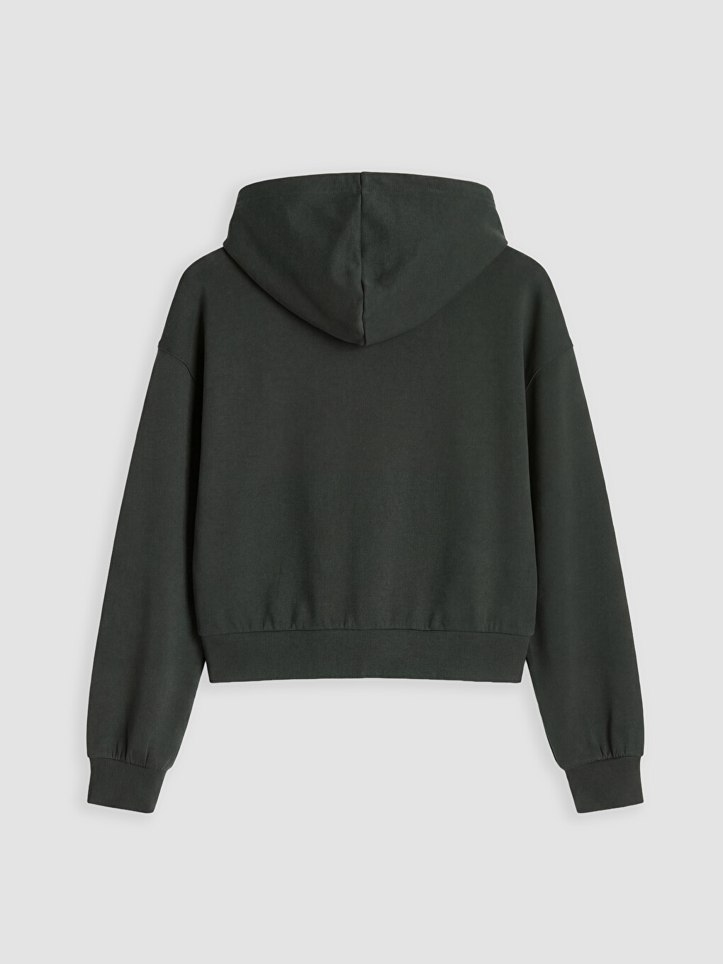 Woman Khaki Zip-up Sweatshirt-5