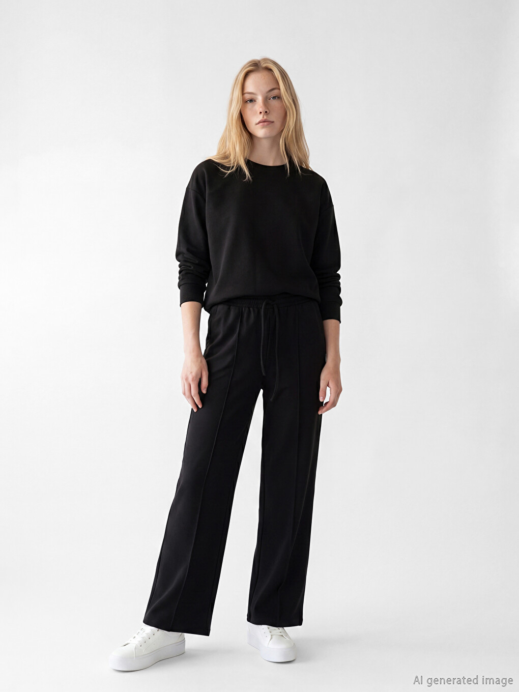 Soft Touch Oversize Women's Sweatshirt-1