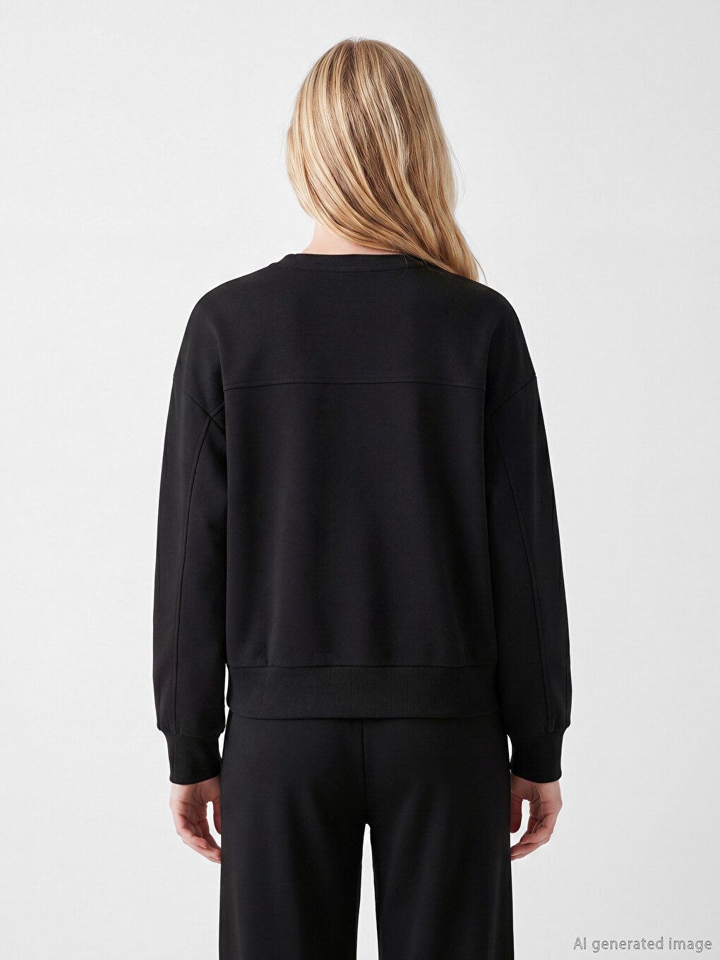 Soft Touch Oversize Women's Sweatshirt-2