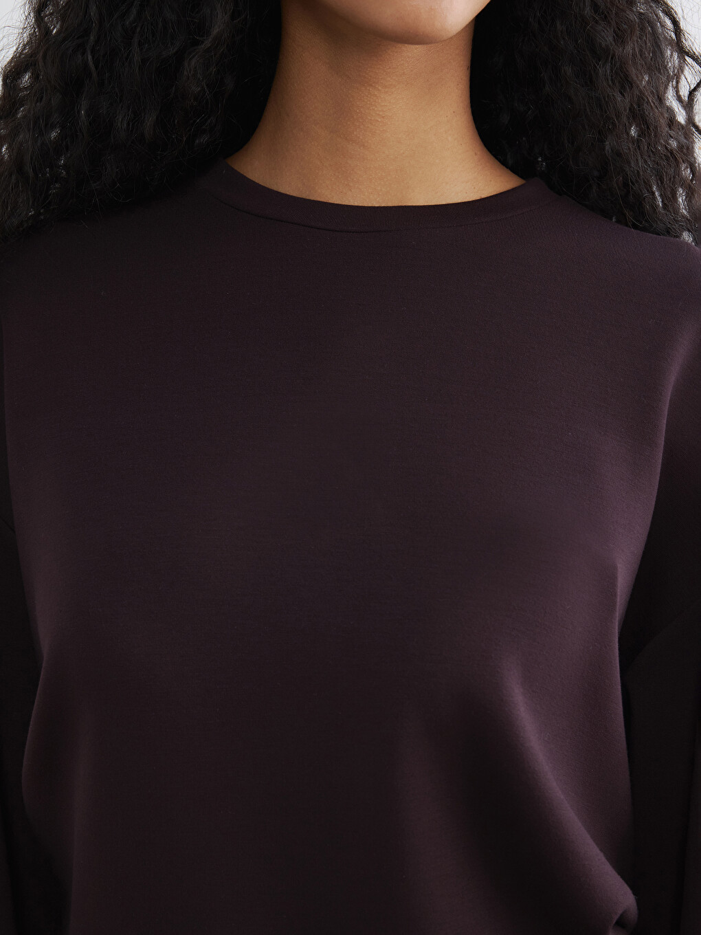 Soft Touch Oversize Women's Sweatshirt-2